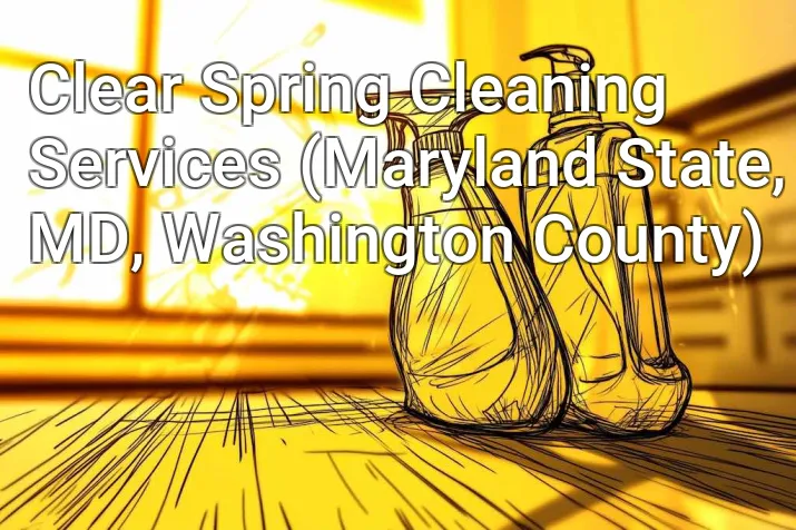 Clear Spring Cleaning Services (Maryland State, MD, Washington County)