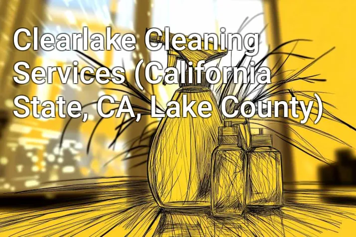 Clearlake Cleaning Services (California State, CA, Lake County)