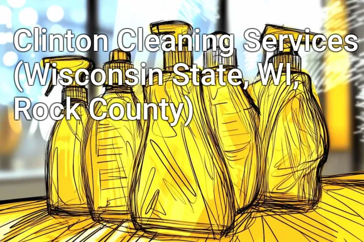 Clinton Cleaning Services (Wisconsin State, WI, Rock County)