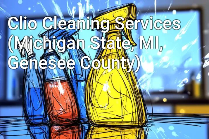 Clio Cleaning Services (Michigan State, MI, Genesee County)