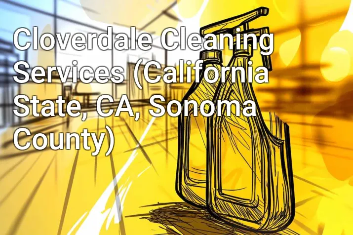 Cloverdale Cleaning Services (California State, CA, Sonoma County)