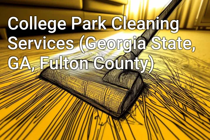 College Park Cleaning Services (Georgia State, GA, Fulton County)