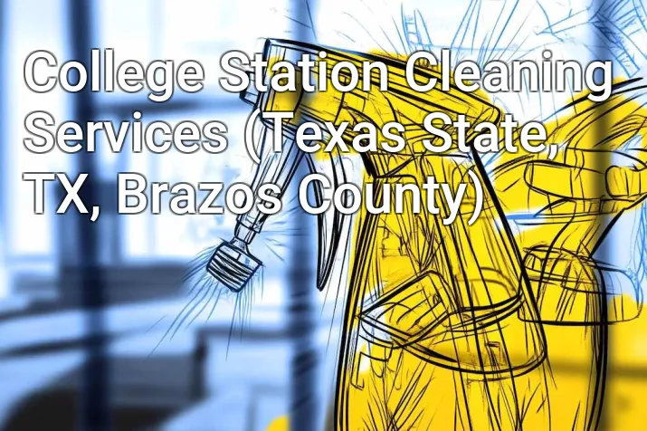 College Station Cleaning Services (Texas State, TX, Brazos County)