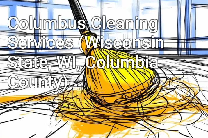 Columbus Cleaning Services (Wisconsin State, WI, Columbia County)