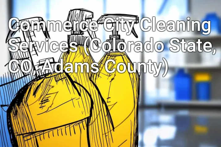 Commerce City Cleaning Services (Colorado State, CO, Adams County)