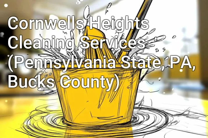 Cornwells Heights Cleaning Services (Pennsylvania State, PA, Bucks County)