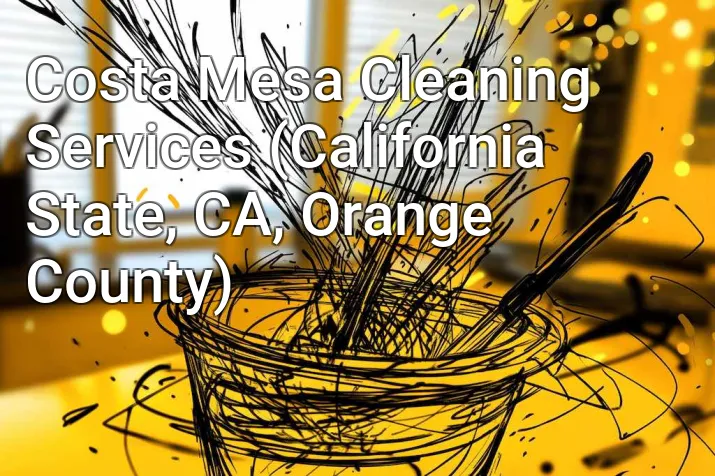 Costa Mesa Cleaning Services (California State, CA, Orange County)