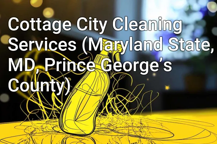 Cottage City Cleaning Services (Maryland State, MD, Prince George’s County)