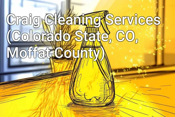 Craig Cleaning Services (Colorado State, CO, Moffat County)
