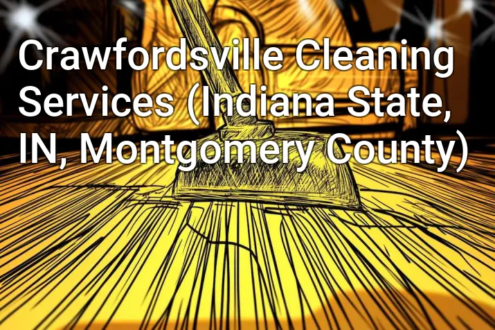 Crawfordsville Cleaning Services (Indiana State, IN, Montgomery County)