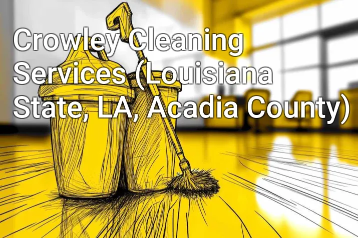 Crowley Cleaning Services (Louisiana State, LA, Acadia County)