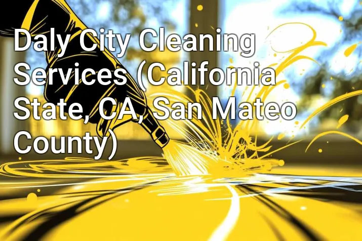 Daly City Cleaning Services (California State, CA, San Mateo County)