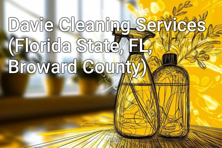 Davie Cleaning Services (Florida State, FL, Broward County)