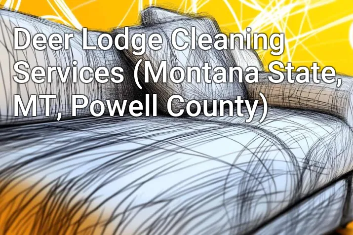 Deer Lodge Cleaning Services (Montana State, MT, Powell County)
