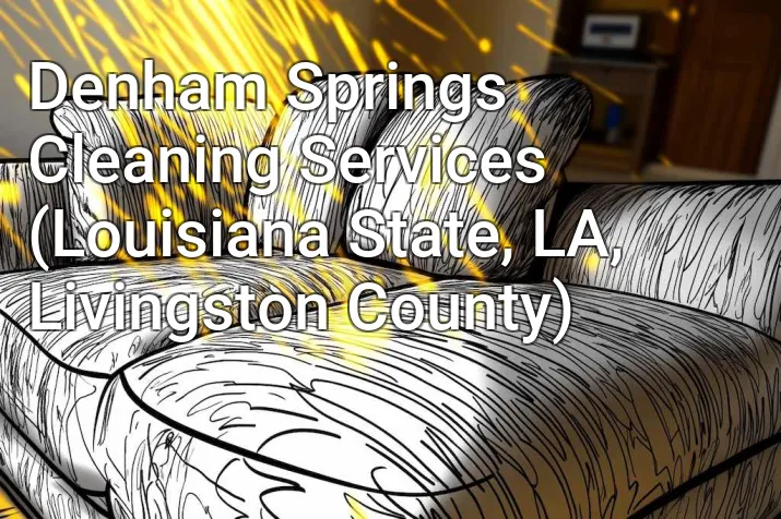 Denham Springs Cleaning Services (Louisiana State, LA, Livingston County)
