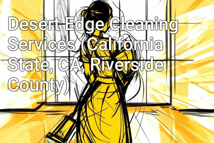 Desert Edge Cleaning Services (California State, CA, Riverside County)