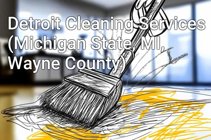 Detroit Cleaning Services (Michigan State, MI, Wayne County)