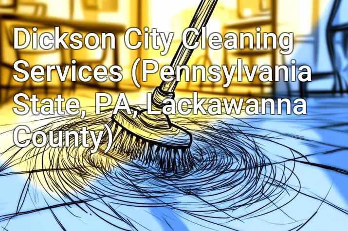 Dickson City Cleaning Services (Pennsylvania State, PA, Lackawanna County)