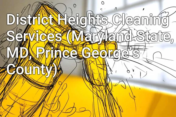 District Heights Cleaning Services (Maryland State, MD, Prince George’s County)