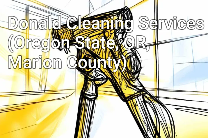 Donald Cleaning Services (Oregon State, OR, Marion County)