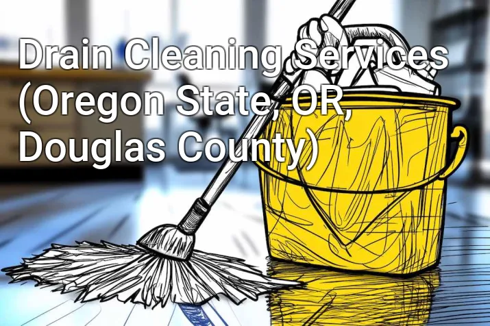 Drain Cleaning Services (Oregon State, OR, Douglas County)