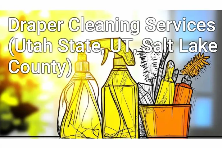 Draper Cleaning Services (Utah State, UT, Salt Lake County)