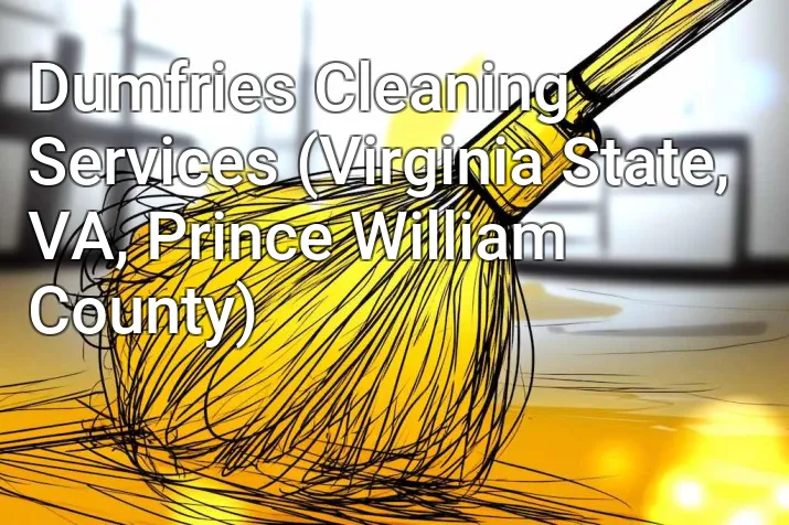 Dumfries Cleaning Services (Virginia State, VA, Prince William County)