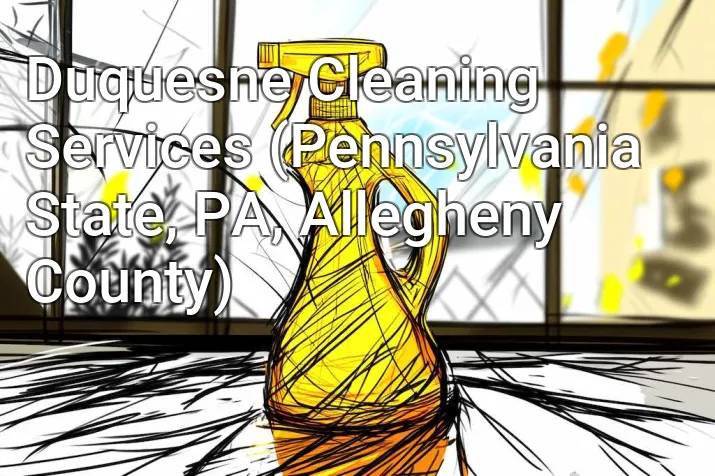 Duquesne Cleaning Services (Pennsylvania State, PA, Allegheny County)