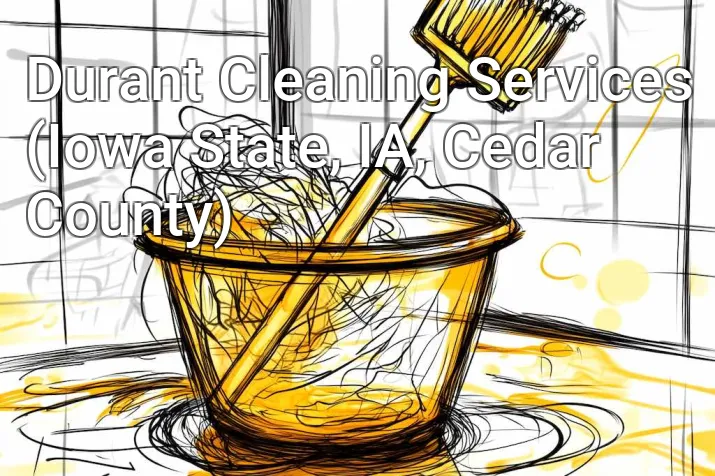 Durant Cleaning Services (Iowa State, IA, Cedar County)