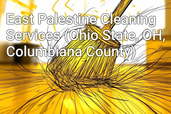 East Palestine Cleaning Services (Ohio State, OH, Columbiana County)