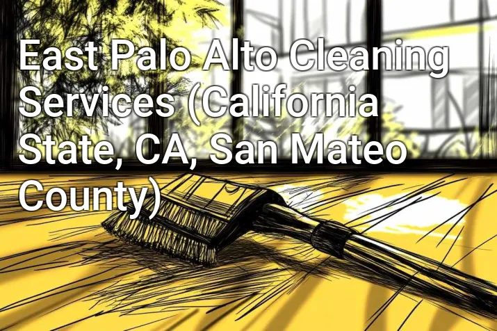 East Palo Alto Cleaning Services (California State, CA, San Mateo County)