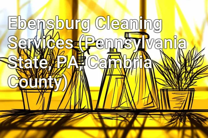 Ebensburg Cleaning Services (Pennsylvania State, PA, Cambria County)
