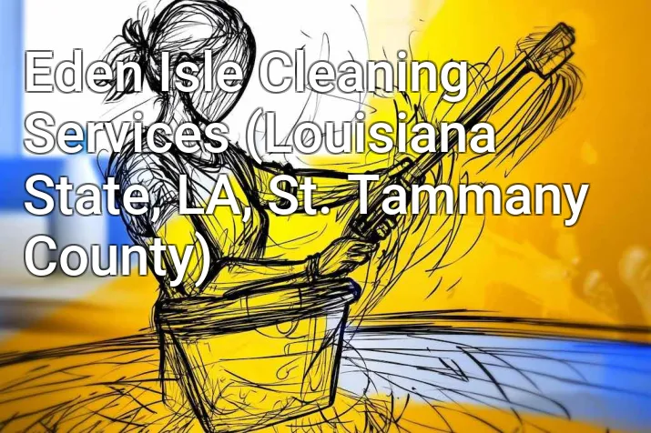 Eden Isle Cleaning Services (Louisiana State, LA, St. Tammany County)