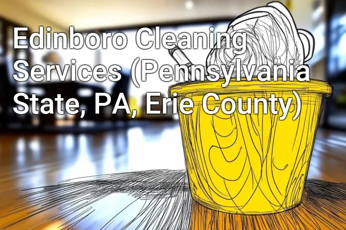 Edinboro Cleaning Services (Pennsylvania State, PA, Erie County)