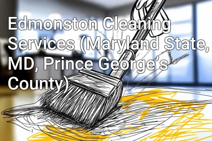 Edmonston Cleaning Services (Maryland State, MD, Prince George’s County)