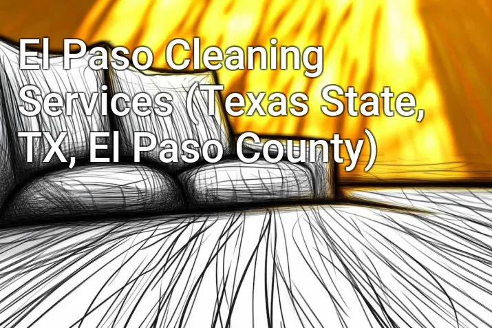 El Paso Cleaning Services (Texas State, TX, El Paso County)
