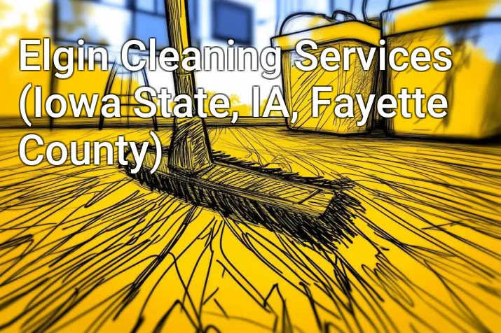 Elgin Cleaning Services (Iowa State, IA, Fayette County)