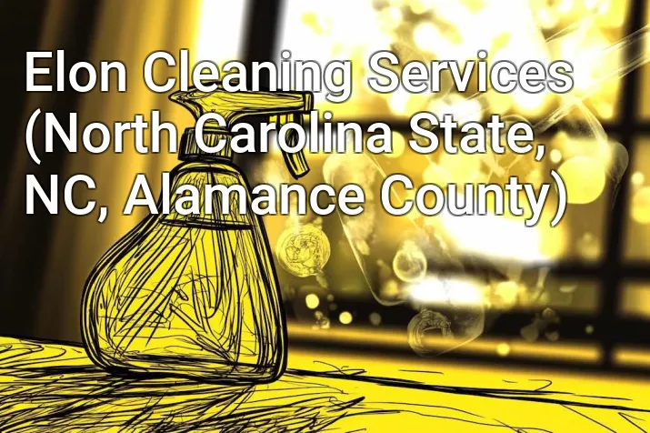 Elon Cleaning Services (North Carolina State, NC, Alamance County)