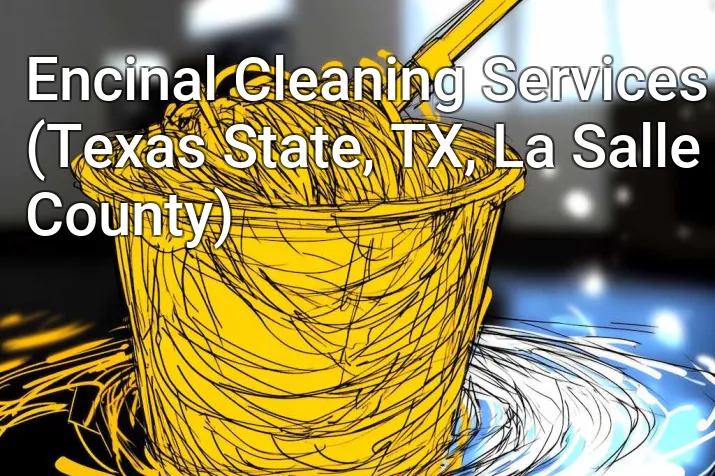 Encinal Cleaning Services (Texas State, TX, La Salle County)