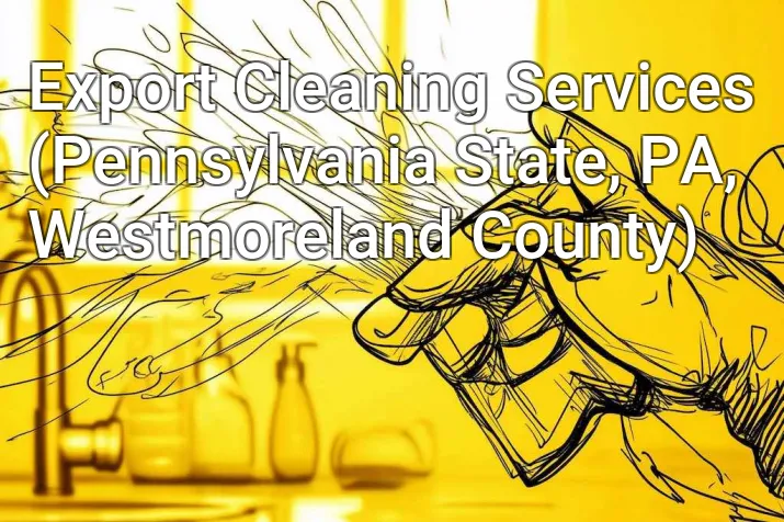 Export Cleaning Services (Pennsylvania State, PA, Westmoreland County)