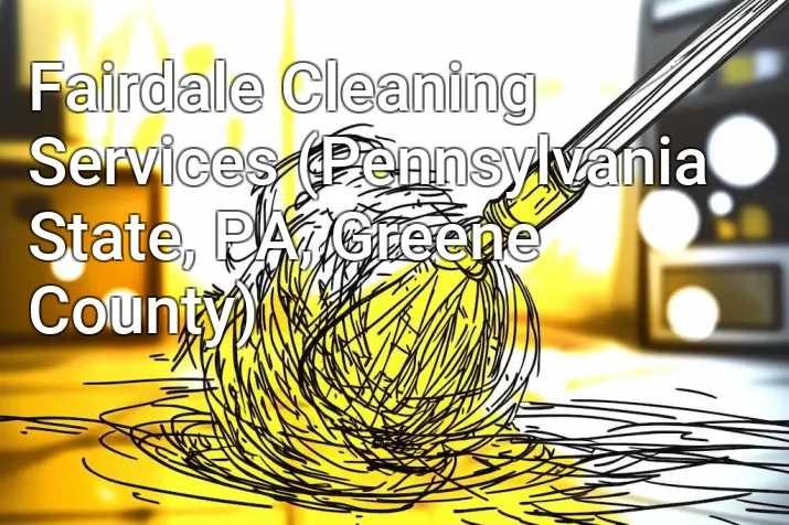 Fairdale Cleaning Services (Pennsylvania State, PA, Greene County)