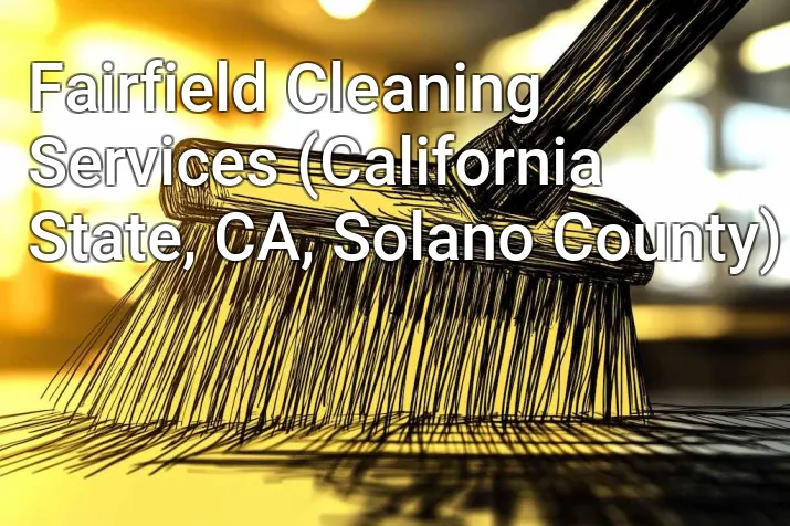 Fairfield Cleaning Services (California State, CA, Solano County)