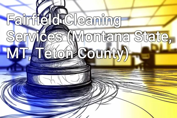 Fairfield Cleaning Services (Montana State, MT, Teton County)