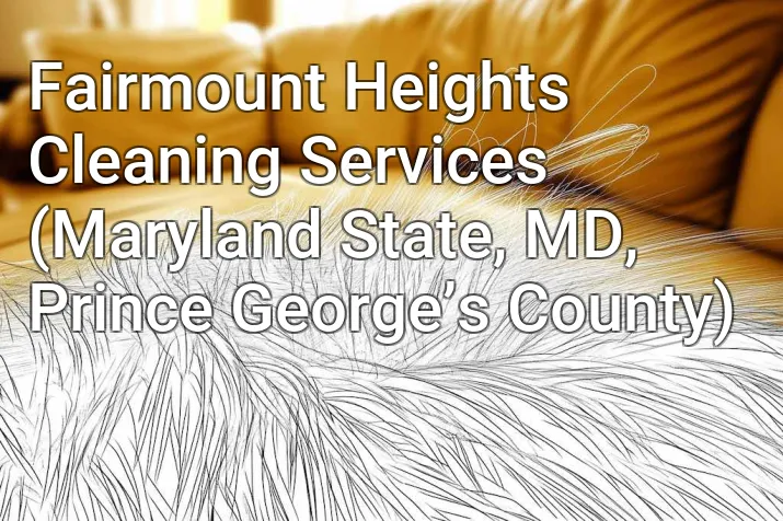 Fairmount Heights Cleaning Services (Maryland State, MD, Prince George’s County)