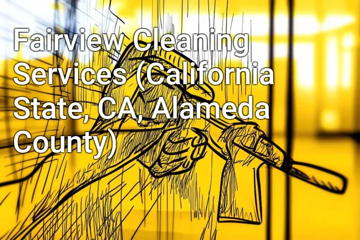 Fairview Cleaning Services (California State, CA, Alameda County)