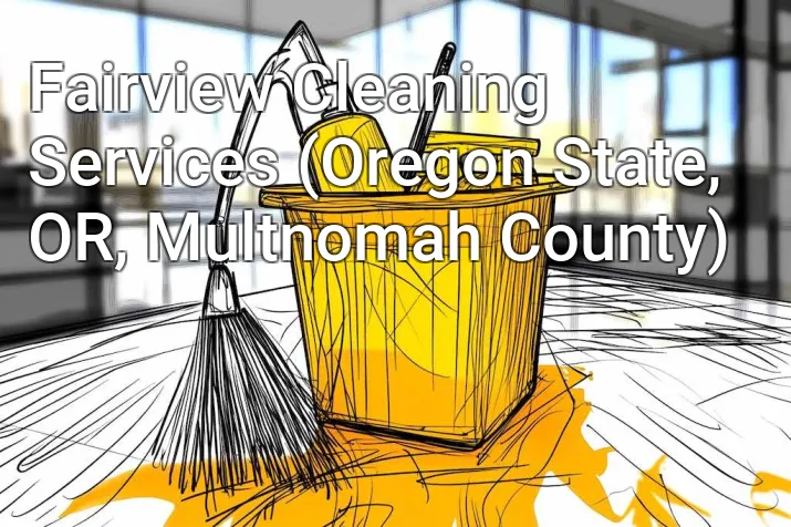 Fairview Cleaning Services (Oregon State, OR, Multnomah County)