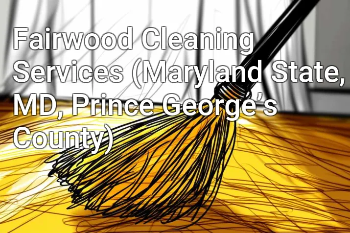 Fairwood Cleaning Services (Maryland State, MD, Prince George’s County)