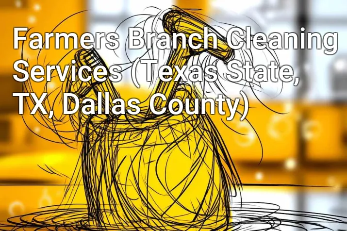 Farmers Branch Cleaning Services (Texas State, TX, Dallas County)