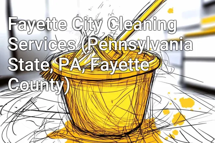 Fayette City Cleaning Services (Pennsylvania State, PA, Fayette County)