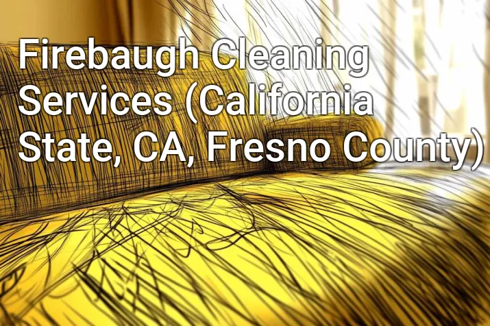 Firebaugh Cleaning Services (California State, CA, Fresno County)